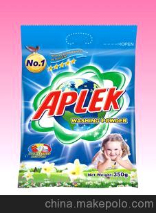 厂家直销 工厂自主品牌350G APLEK 洗衣粉