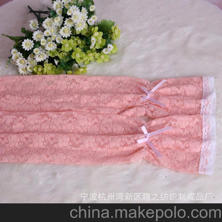 供应蕾丝防晒袖套 开车 骑车防晒 防紫外线 手套/袖套 女
