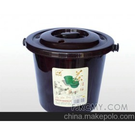 供应茶桶 烫金茶渍桶塑料 茶水清洁桶 塑料垃圾桶