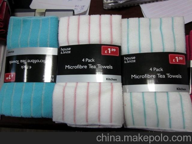 厂家直销质量保证超细纤维清洁毛巾 洗碗巾 百洁布擦车巾 40*48cm