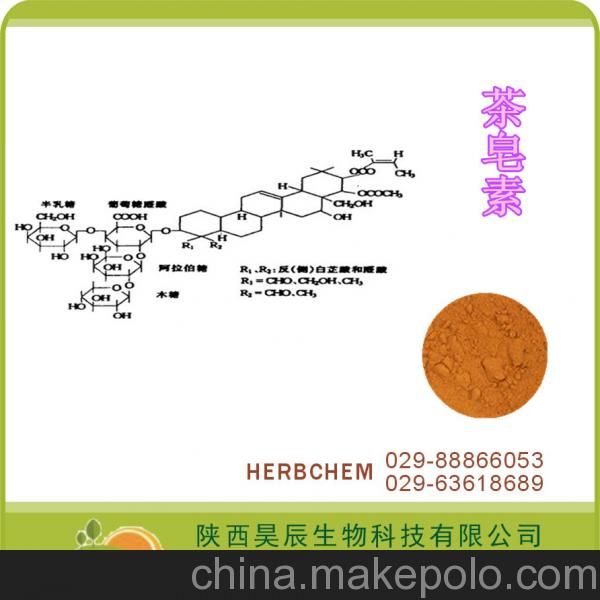 供应昊辰生物茶皂素 茶皂甙 60% 90% 98% 油茶籽提取物