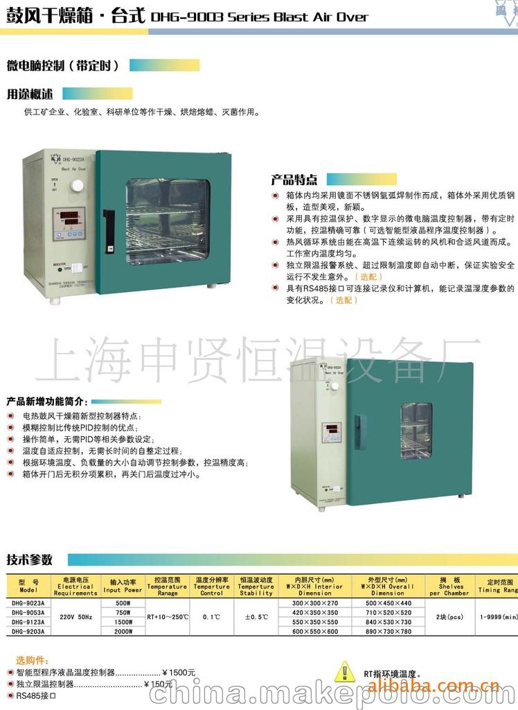 250度台式电热恒温鼓风烤箱DHG-9023A 烤箱 小型烤箱 干燥箱