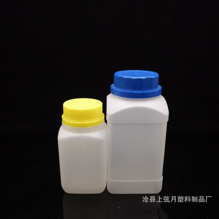 100g方形兽药塑料瓶 片剂塑料瓶 粉剂瓶 样品瓶