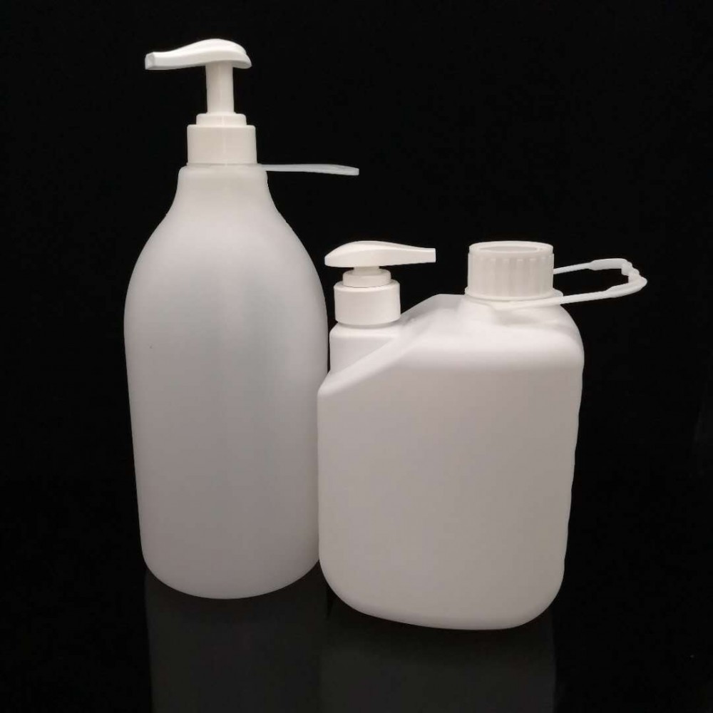 2升磨砂洗手液塑料瓶 2公斤洗手液瓶 双口沐浴露瓶塑料桶