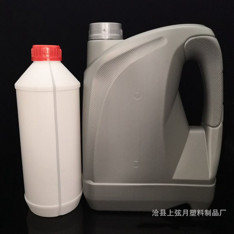 供应机油壶4L润滑油桶 pe塑料瓶 汽车机油瓶 机油桶