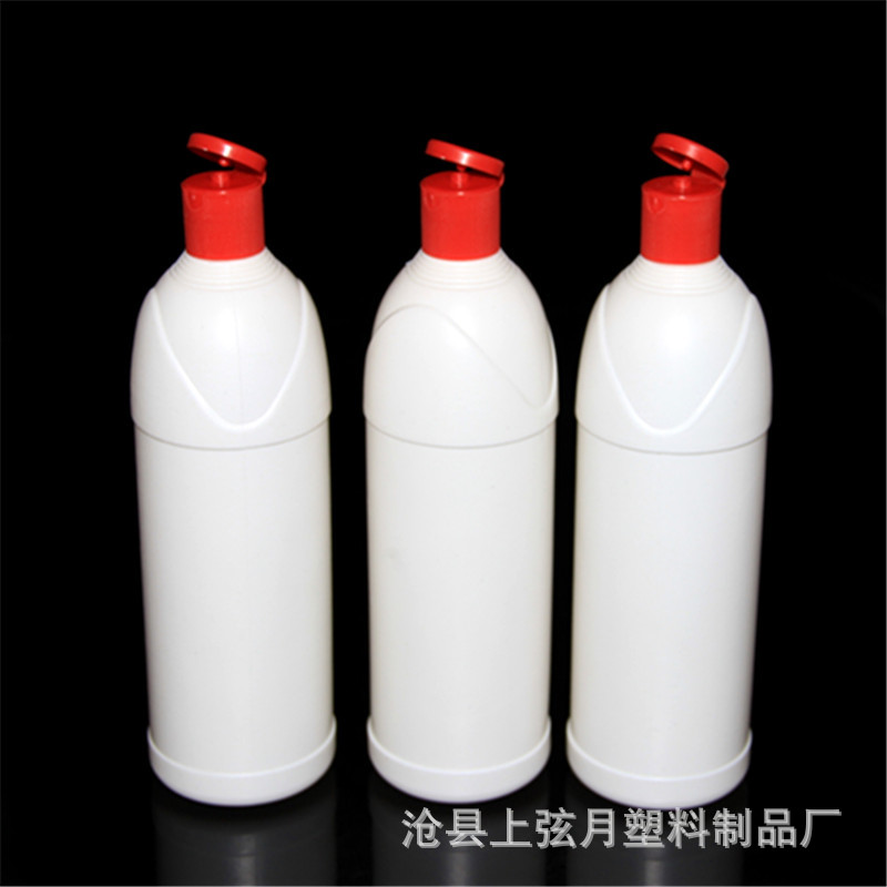 84消毒液瓶子 500ml消毒水塑料包装瓶 翻盖圆形消毒剂瓶3